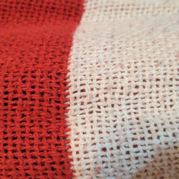 Maxson Tapestri EUC patriotic knit jacket OS red white blue star 100% cotton - Picture 11 of 15